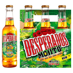 Desperados Beer 330ml bottle and 500ml cans